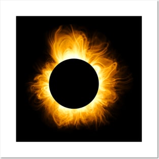 Sun circle eclipse Posters and Art